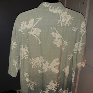 Tommy Bahama short sleeve silk shirt.